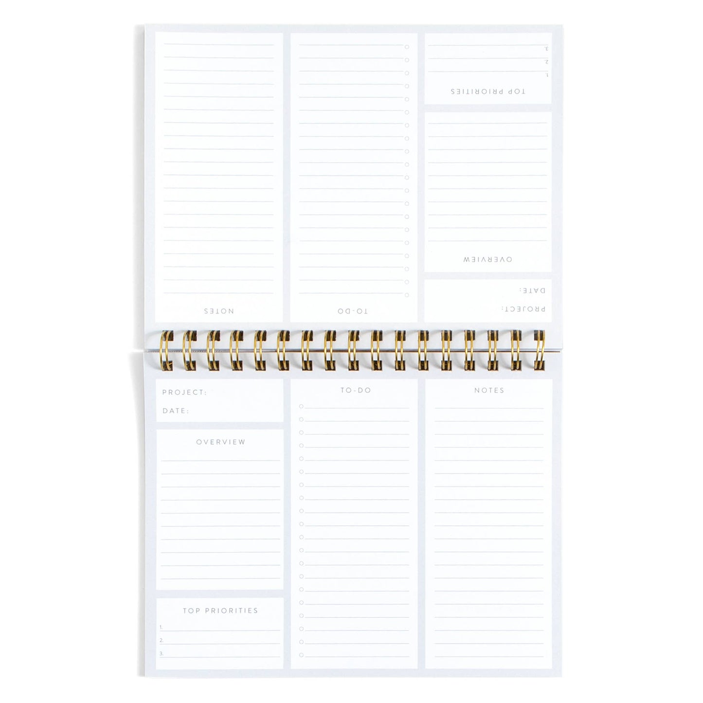 Undated Spiral Project Planner