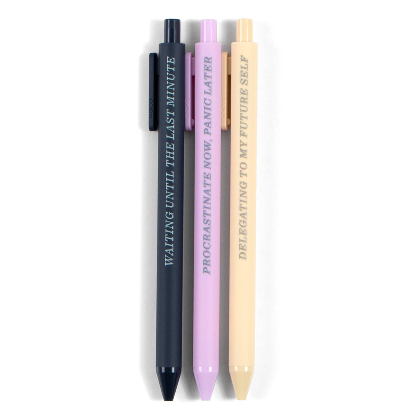 The Procrastinator Pen Set